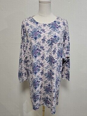 Victoria's Secret Gold Label Vintage Floral Sleep Gown Dress Size Large